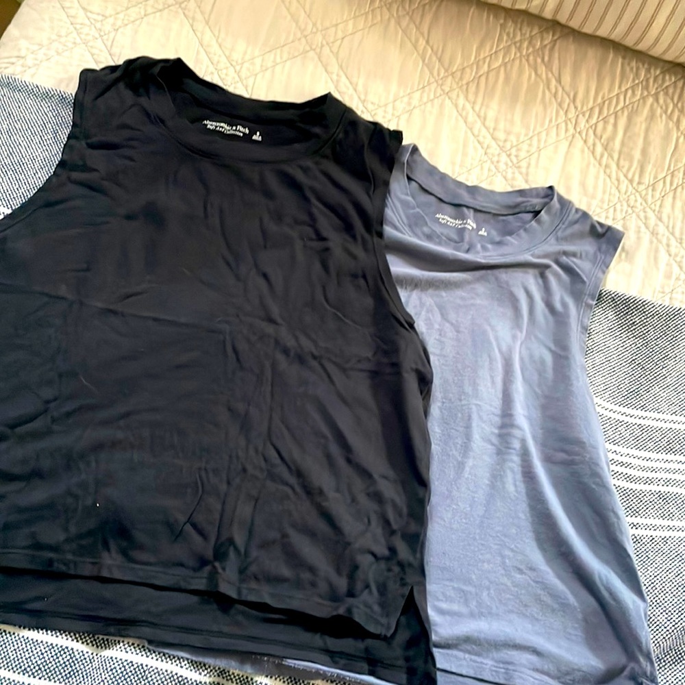 Set of 2 A&F cropped tanks